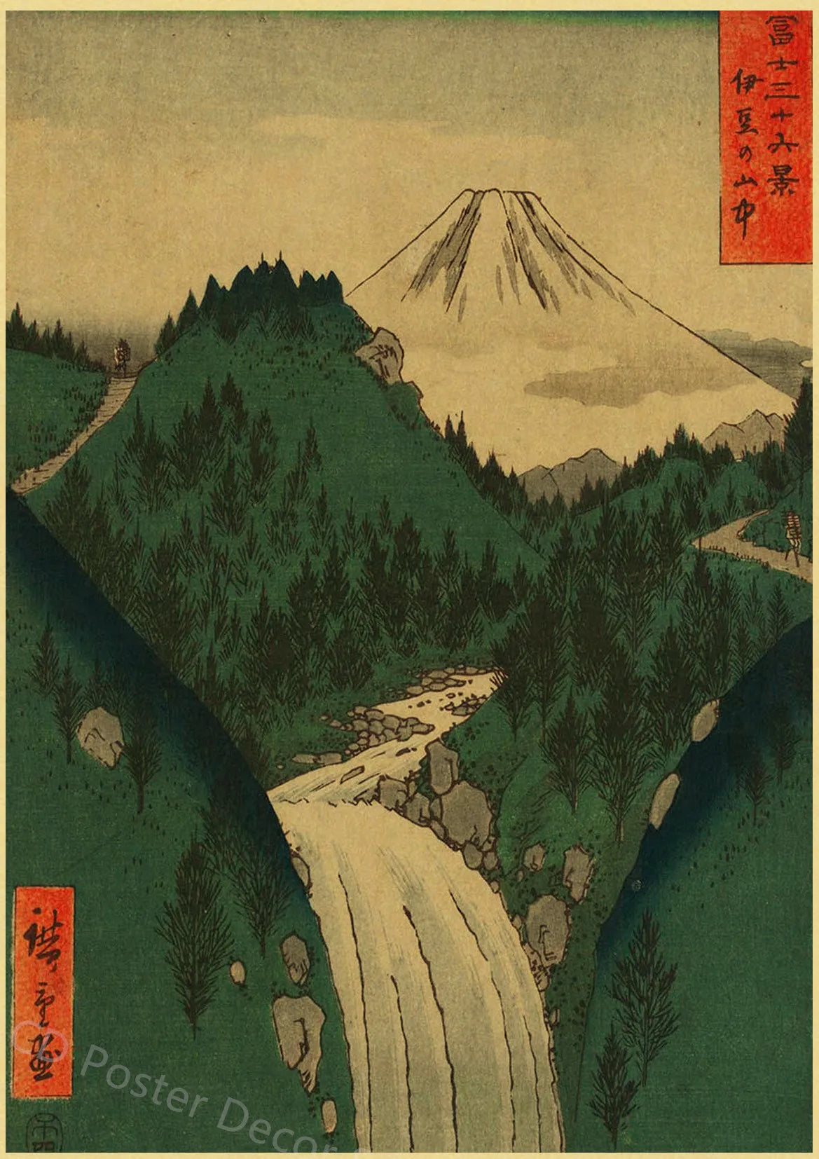 Affiche Murale Paysage Campagne
