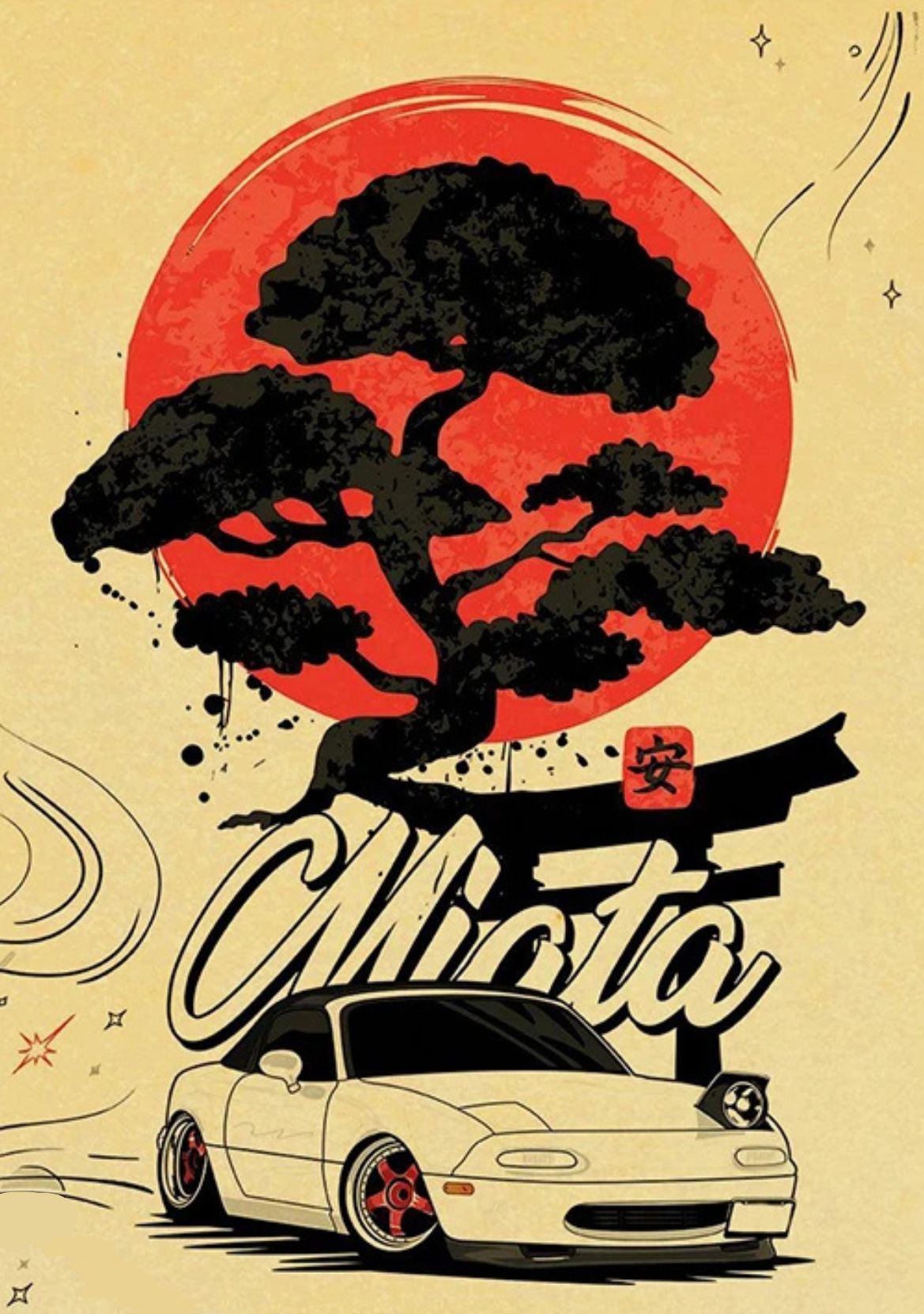 Affiche Murale Voiture
