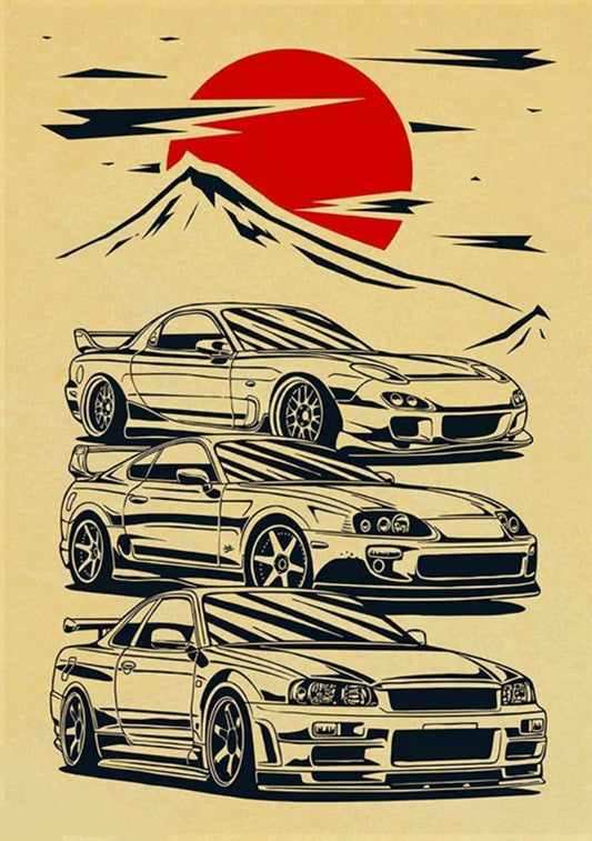 Affiche Murale Voiture